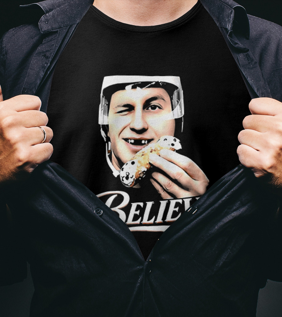 Believe Jack Hughes Big Head Philadelphia Flyers NHL T-Shirt