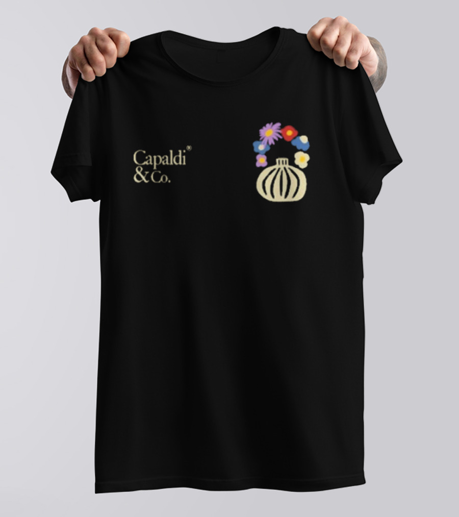 Capaldi & Co Flower Pot Colorful Blooms T-Shirt