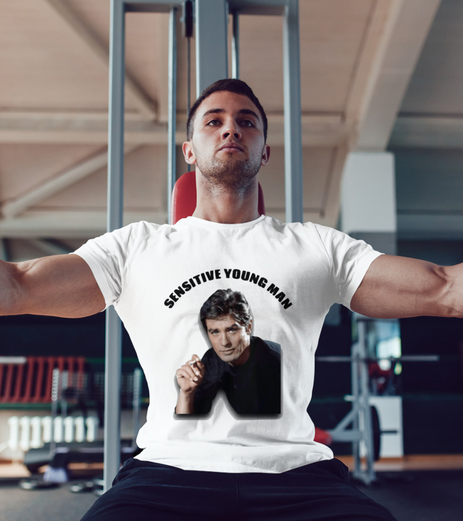 Sensitive Young Man Iconic Actor Cigarette T-Shirt