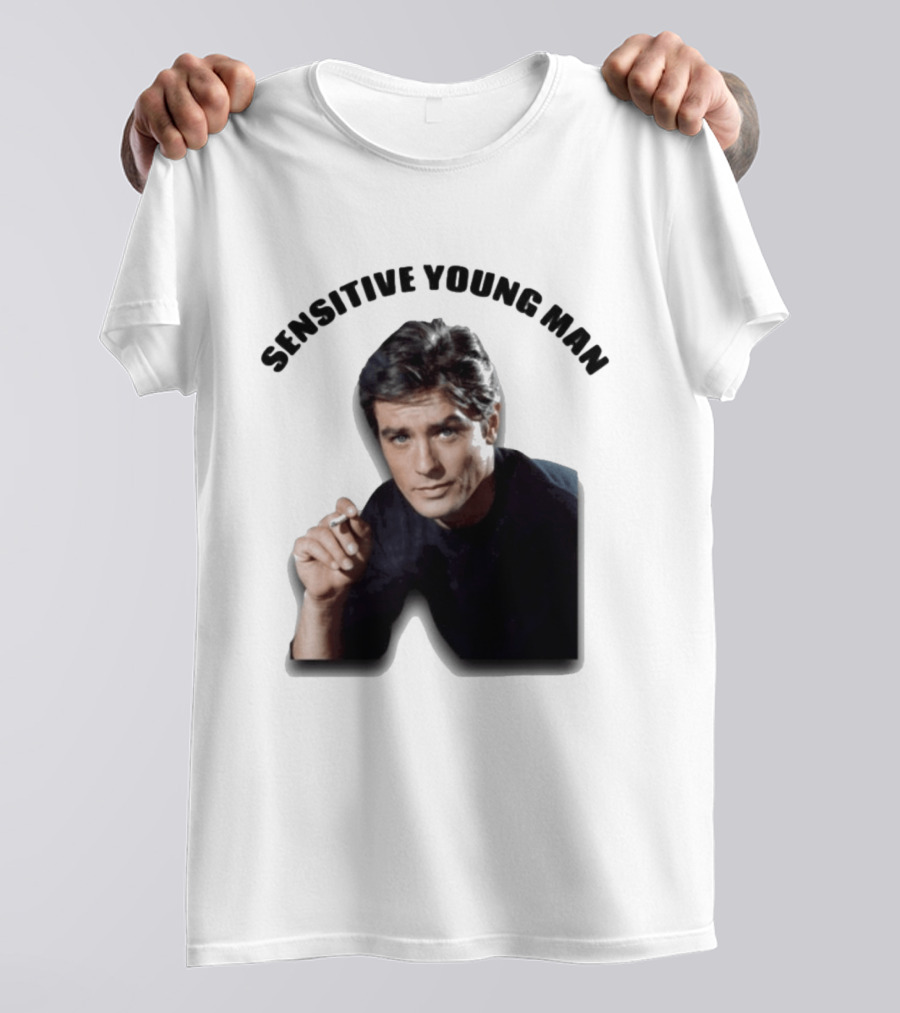 Sensitive Young Man Iconic Actor Cigarette T-Shirt