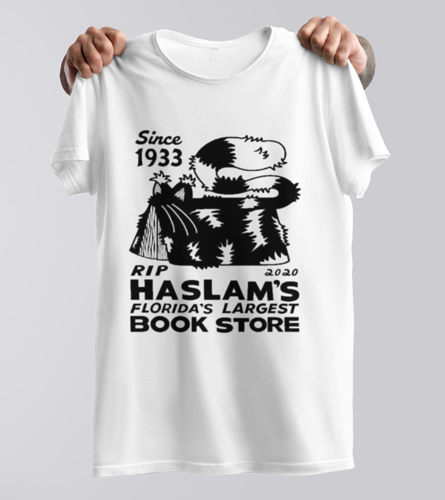 Since 1933 RIP 2020 Haslam's Florida's Largest Book Store Snoopy Doghouse T-Shirt