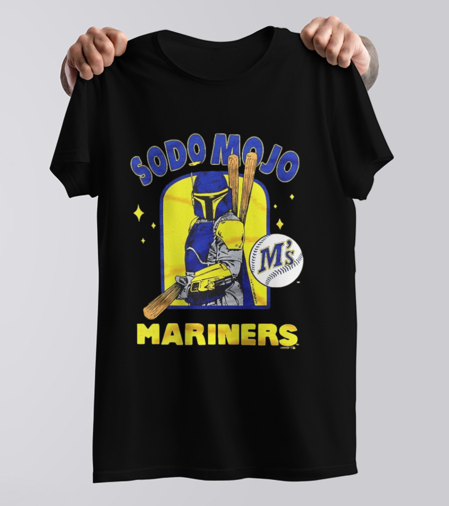 Sodo Mojo Mariners Star Wars M's Baseball T-Shirt