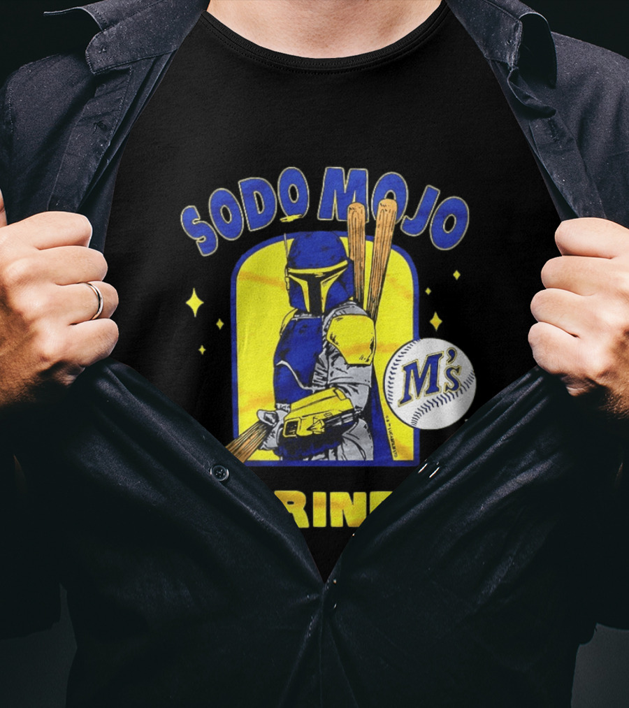 Sodo Mojo Mariners Star Wars M's Baseball T-Shirt