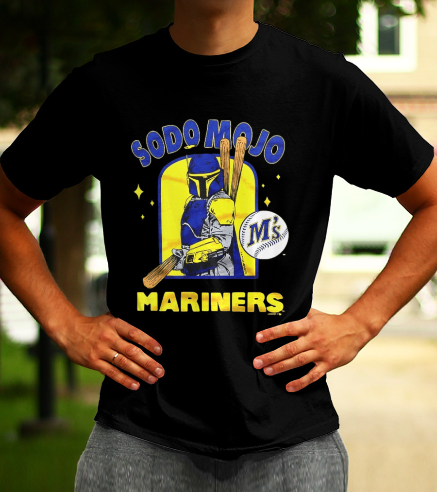 Sodo Mojo Mariners Star Wars M's Baseball T-Shirt