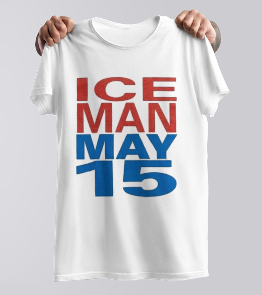 Iceman May 15 Bold Red Blue T-Shirt