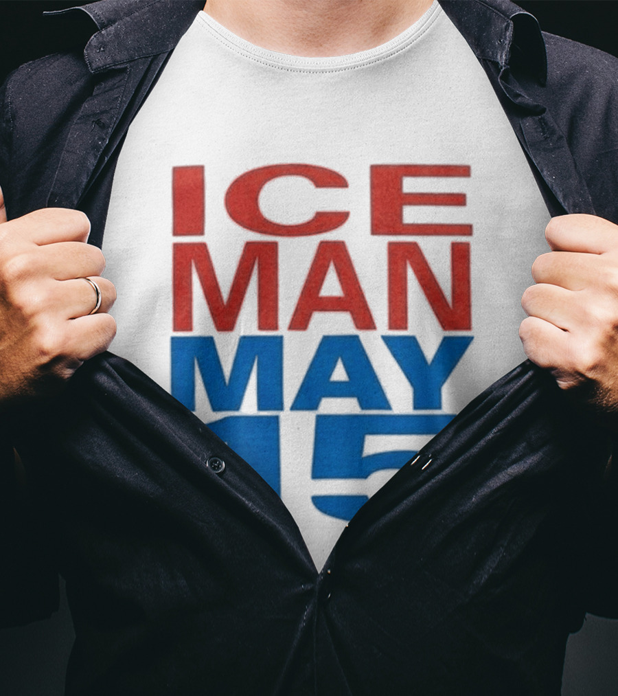 Iceman May 15 Bold Red Blue T-Shirt