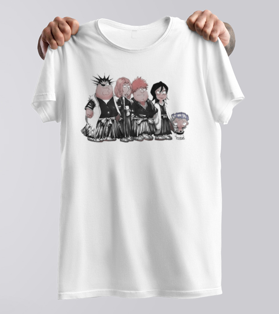 Family Guy Bleach Soul Reapers Crossover Characters T-Shirt