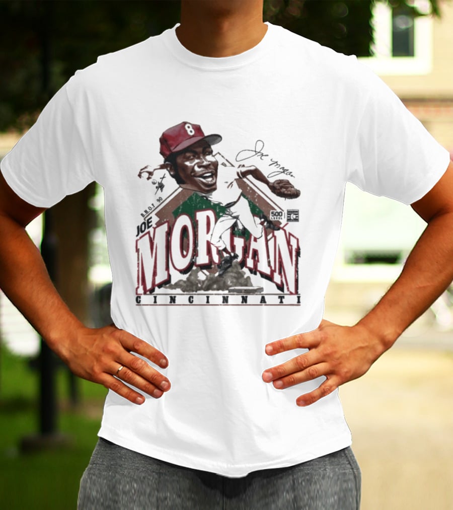 Joe Morgan Cincinnati Bruce Stark Collection 1981 T-Shirt