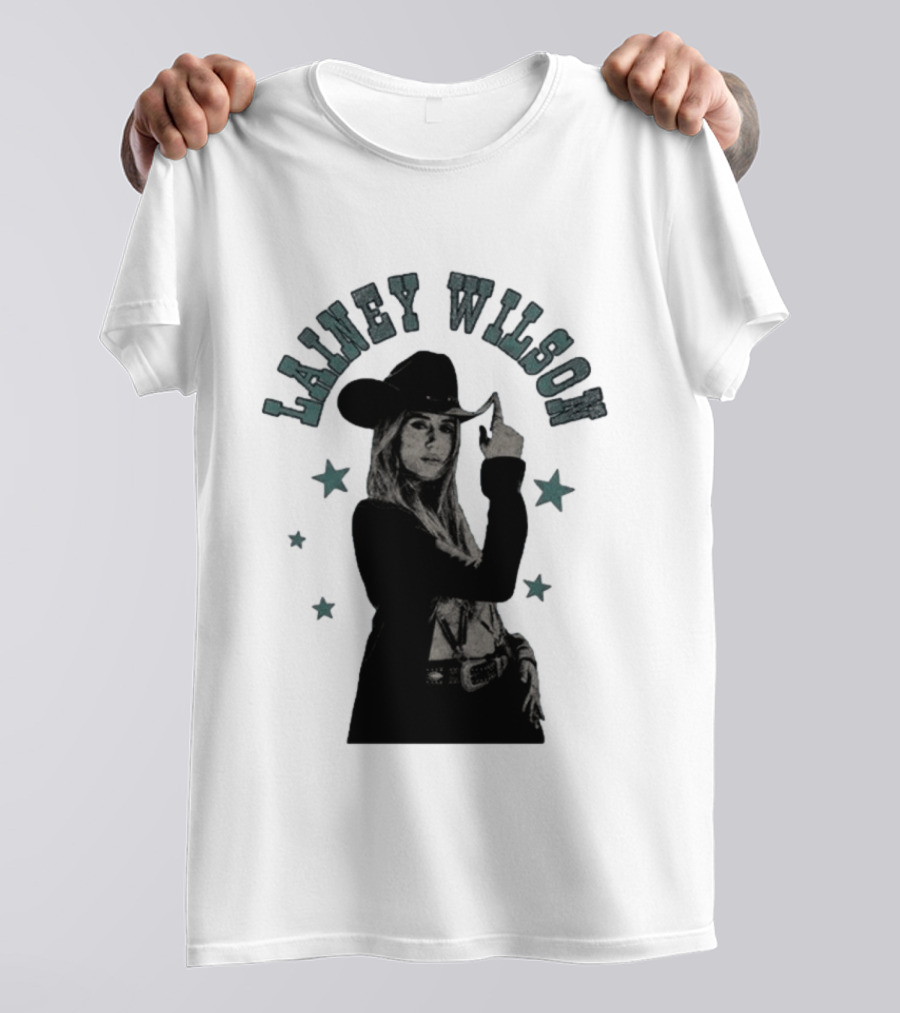 Lainey Wilson Tour 26 Western Cowboy Hat Starry Country Music T-Shirt
