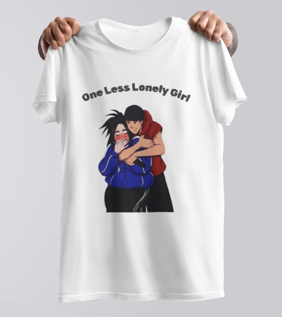 One Less Lonely Girl Justin Bieber Billie Eilish Coachella Hug 2026 T-Shirt
