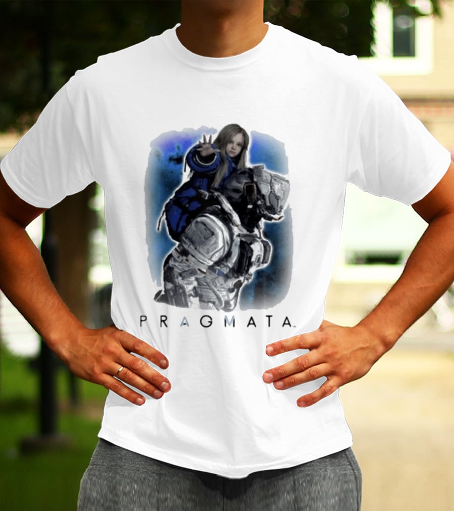 PRAGMATA Futuristic Sci Fi Adventure T-Shirt