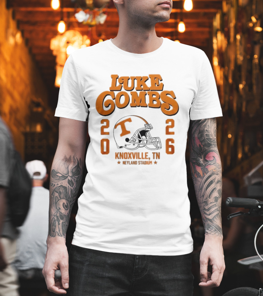 Luke Combs Tennessee Volunteers Knoxville Concert 2026 Stadium Tour T-Shirt