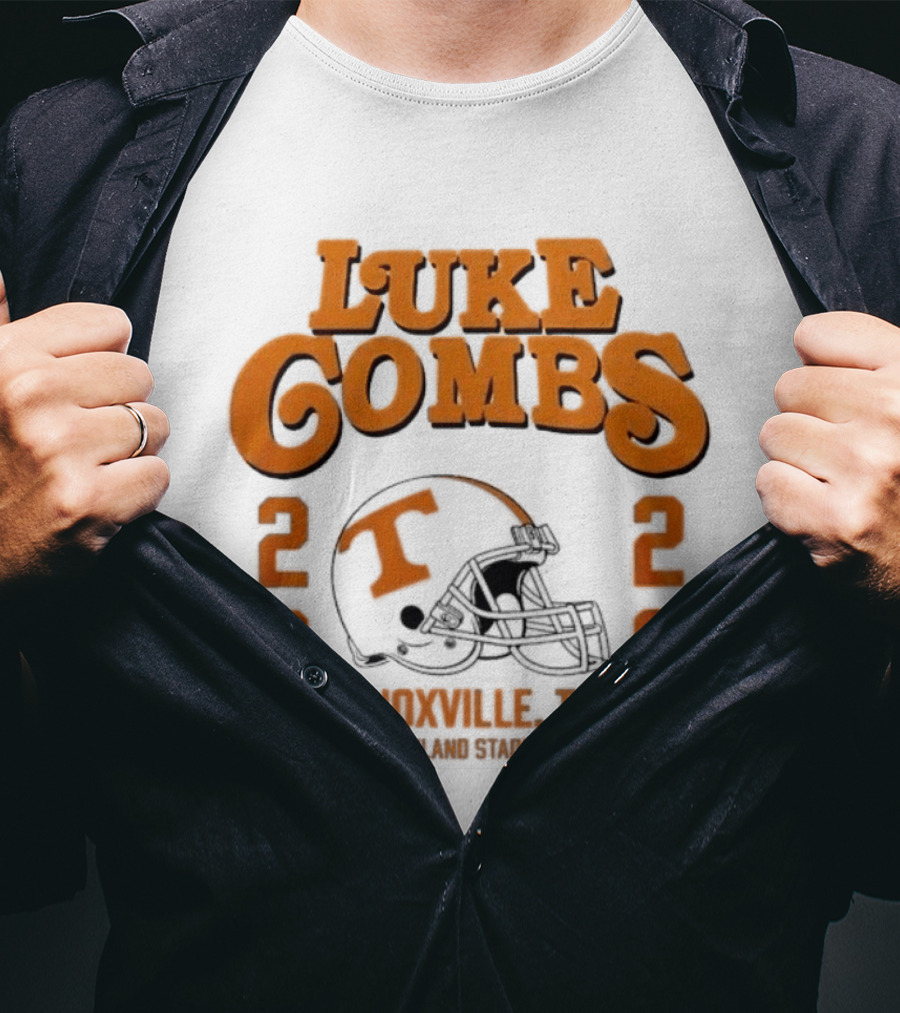 Luke Combs Tennessee Volunteers Knoxville Concert 2026 Stadium Tour T-Shirt