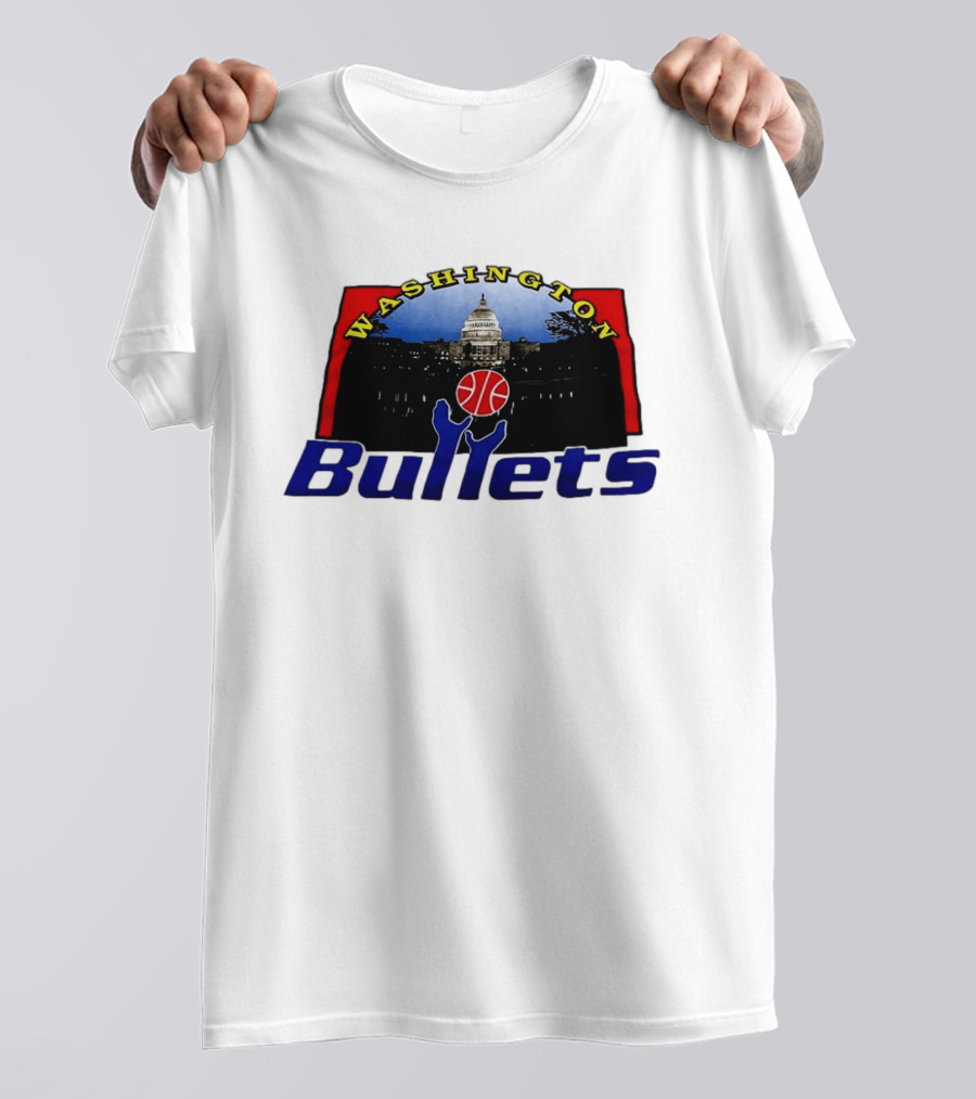 Washington Bullets Capitol Basketball T-Shirt