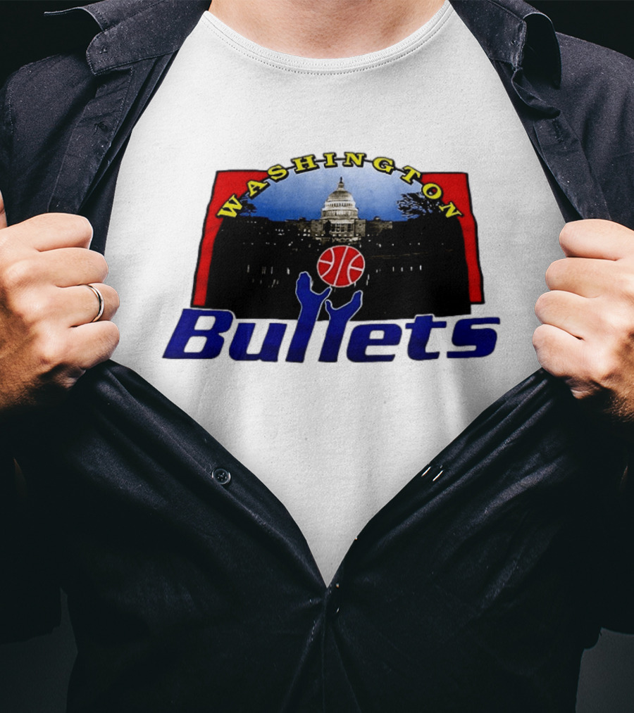 Washington Bullets Capitol Basketball T-Shirt