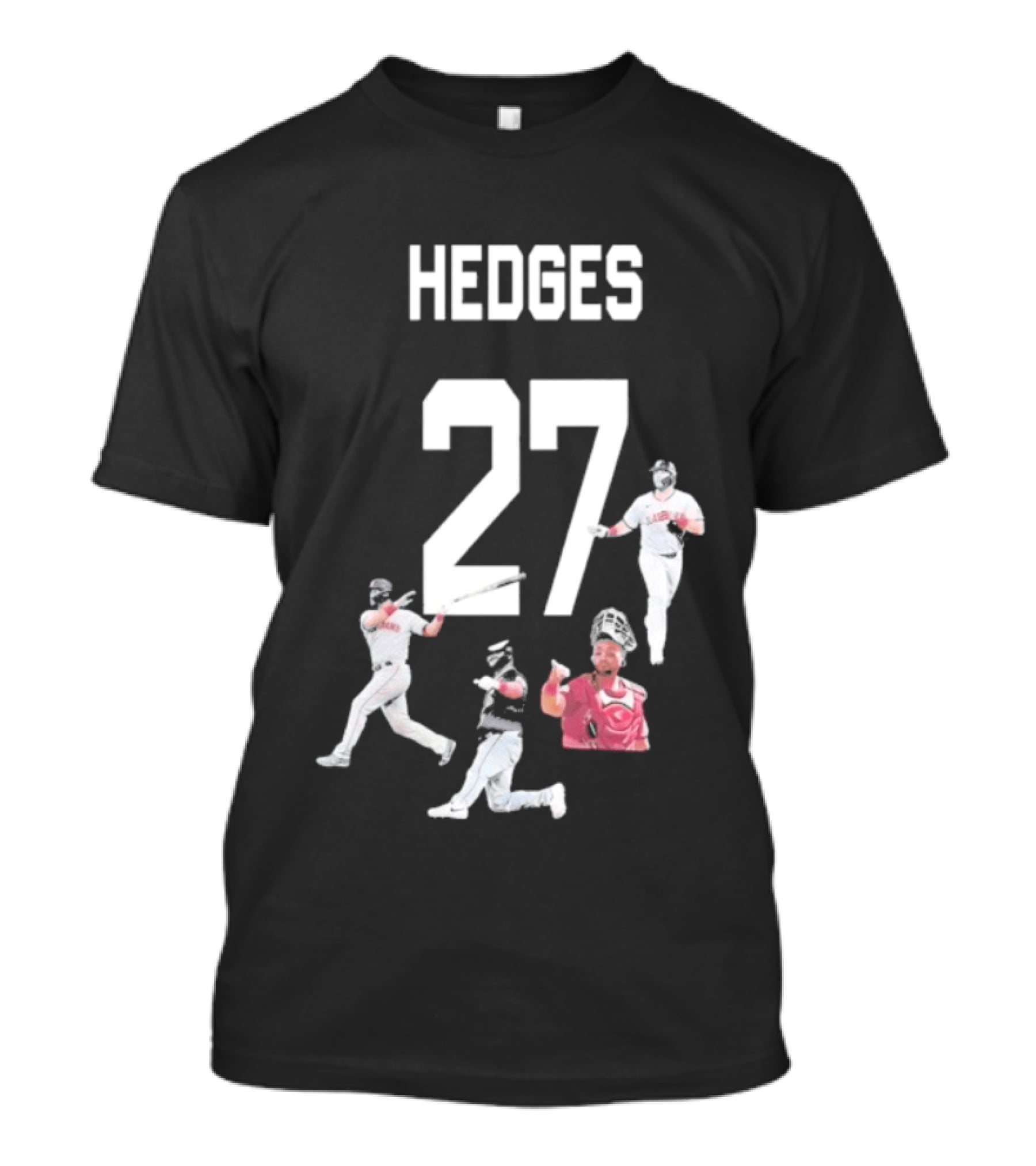 Hedges 27 Baseball Player Action Figures T-Shirt