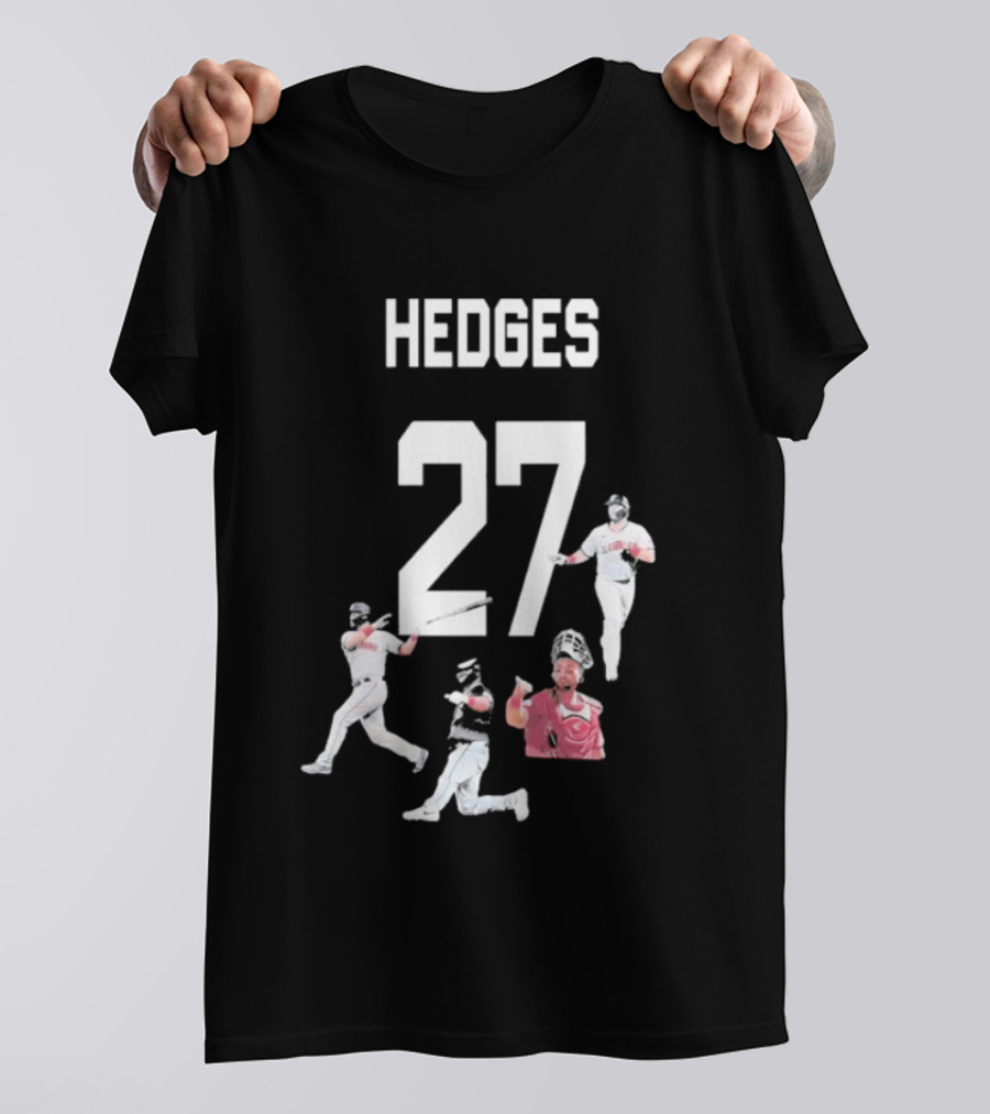 Hedges 27 Baseball Player Action Figures T-Shirt
