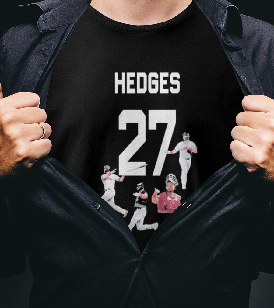 Hedges 27 Baseball Player Action Figures T-Shirt