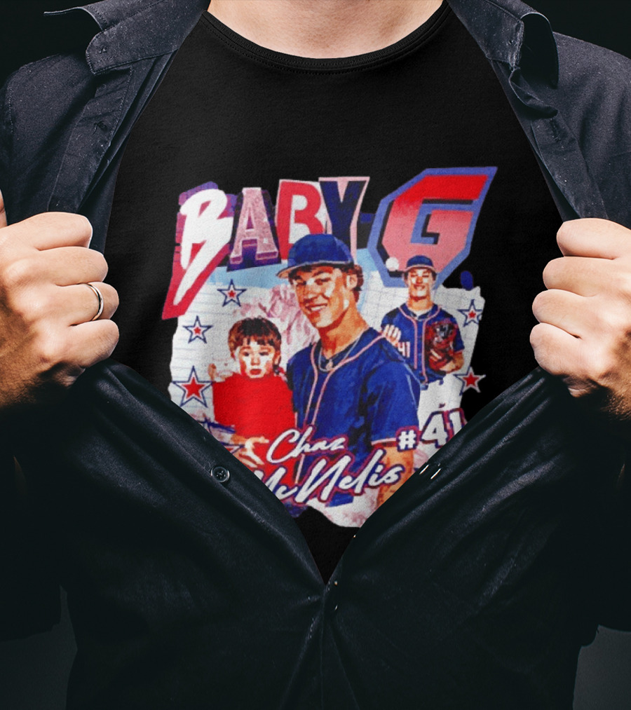 Chaz McNelis 41 Baby G Arizona Wildcats Baseball Stars T-Shirt