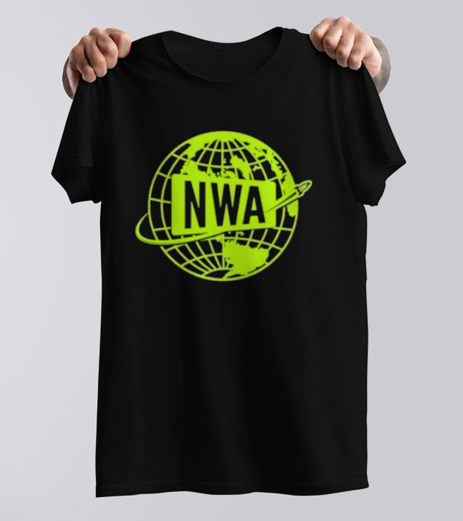 NWA National Wrestling Alliance Space Globe Comet Variant T-Shirt