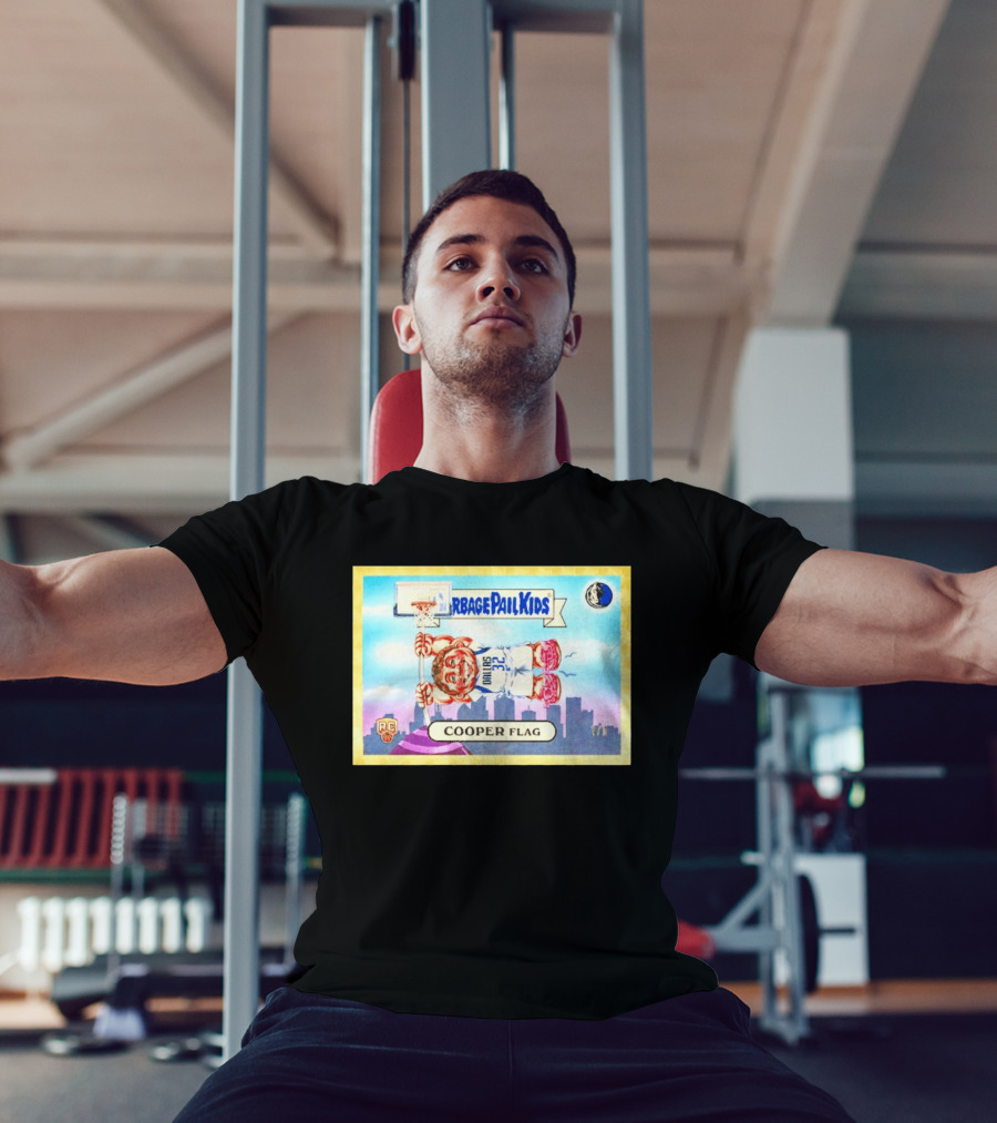 Garbage Pail Kids Cooper Flagg Dallas 32 RC Basketball Skyline T-Shirt