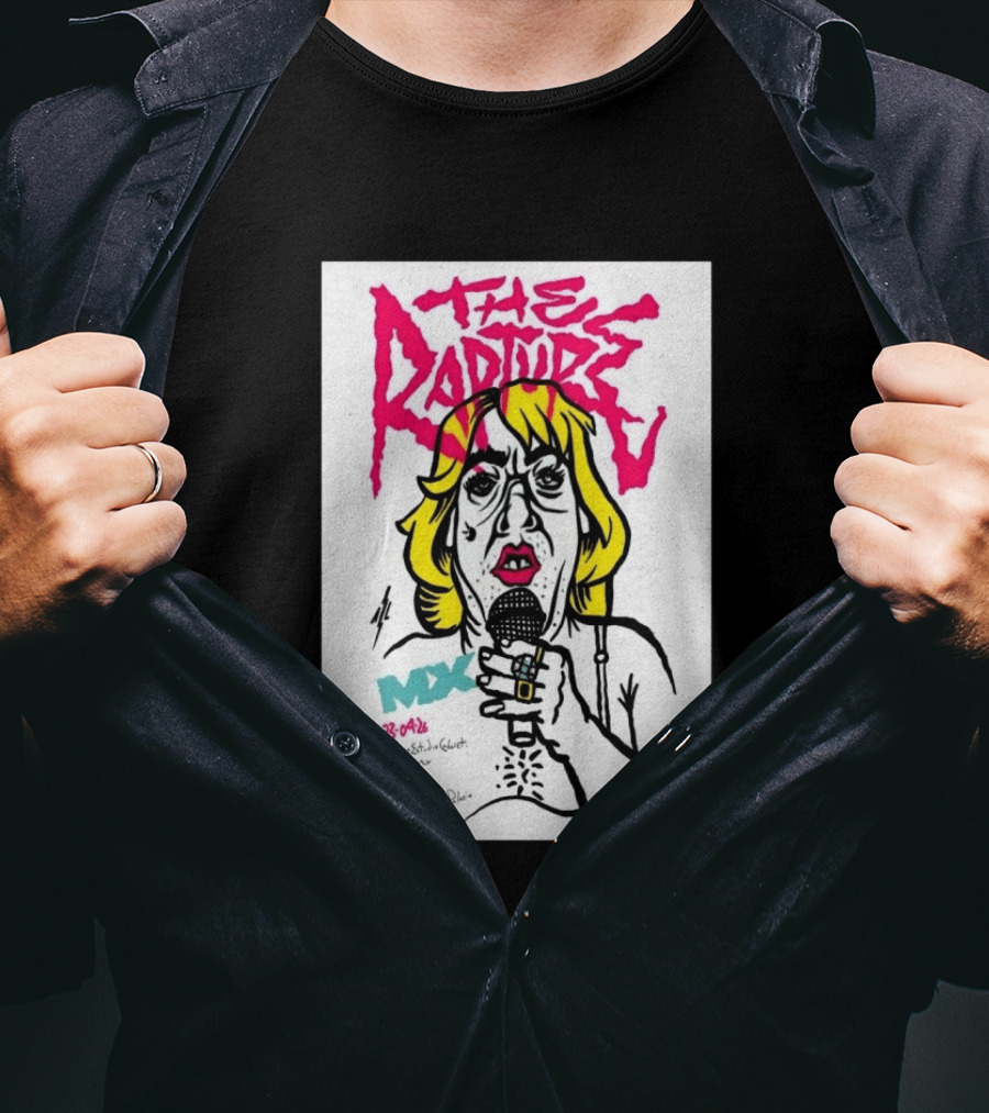 The Rapture 2026 México Tour Art MDX April 23 25 Live Performance T-Shirt