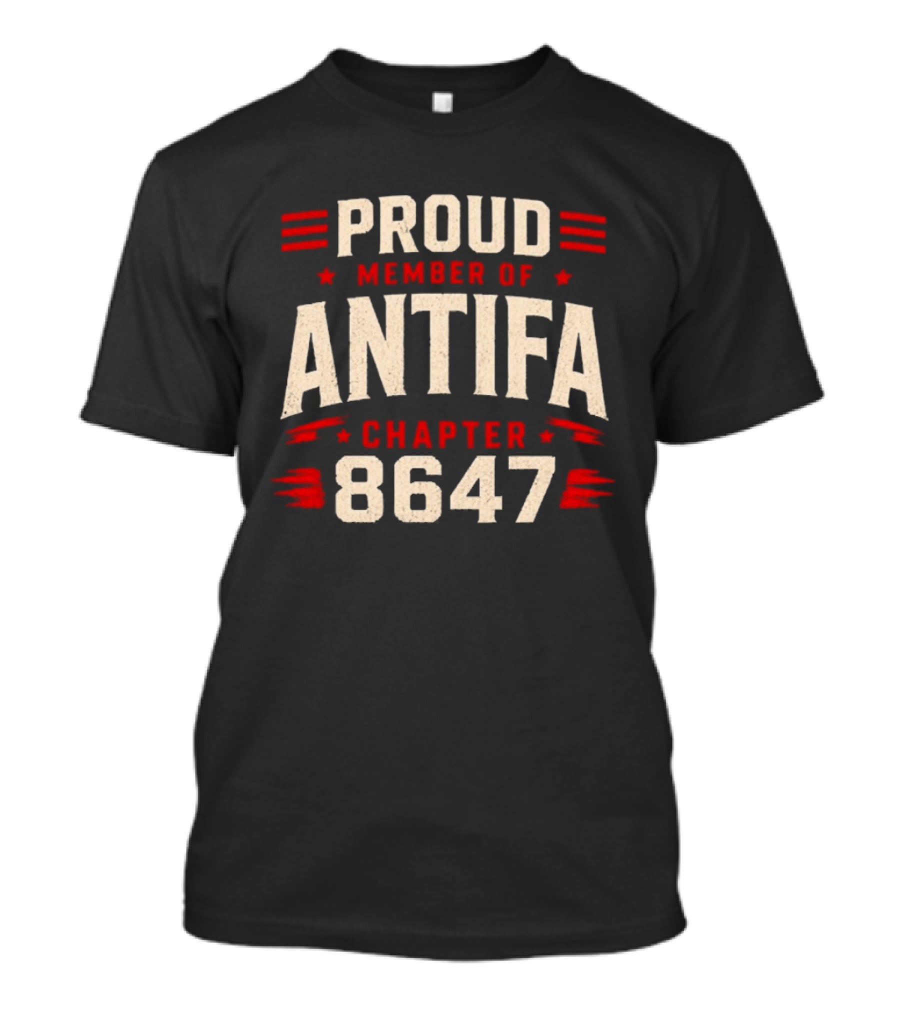 Proud Member Of Antifa Chapter 8647 T-Shirt