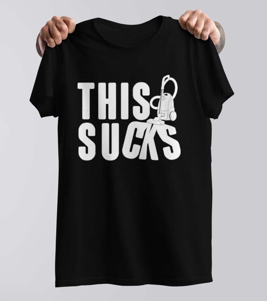 This Sucks Vacuum Cleaner Funny Pun T-Shirt