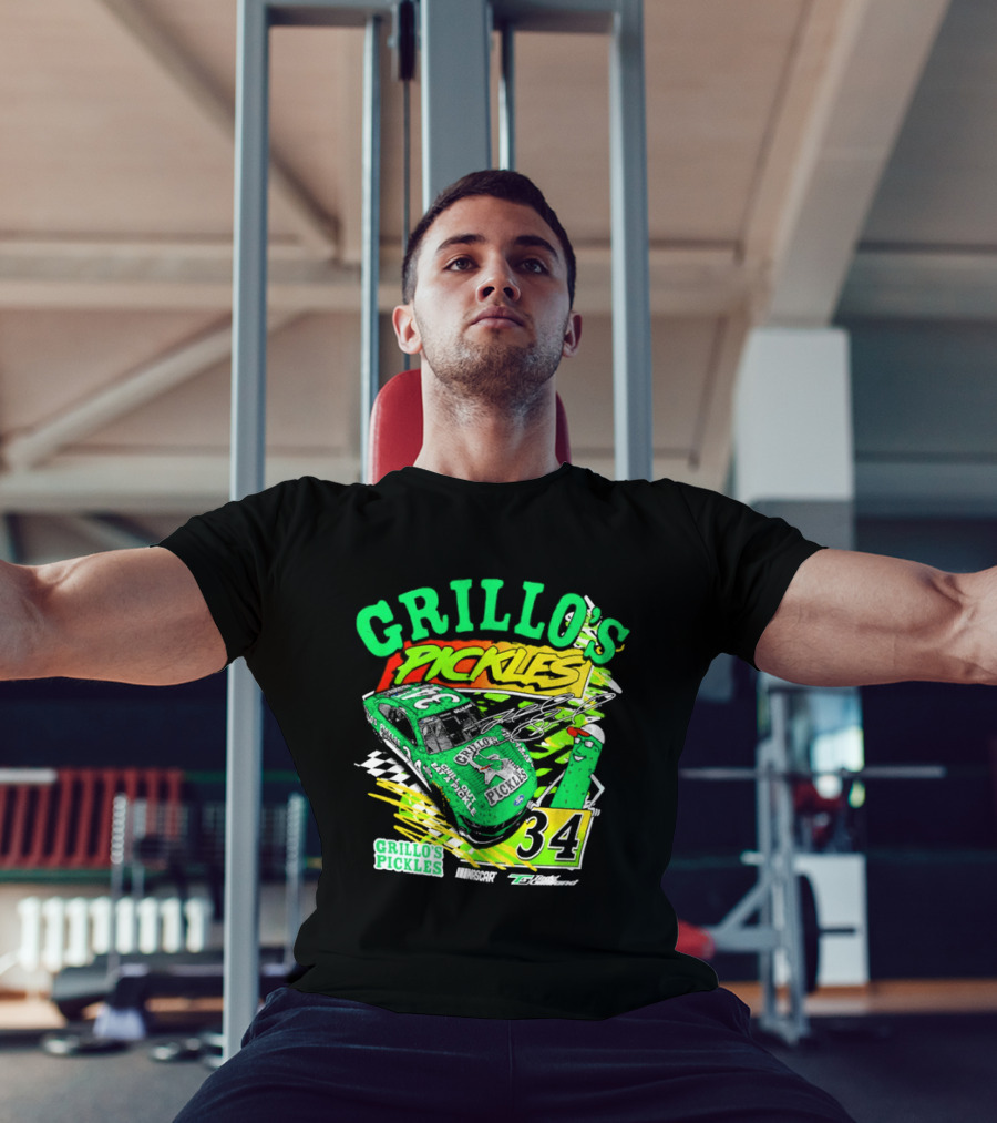 Grillo's Pickles Race Car Todd Gilliland Front Row Motorsports #34 T-Shirt