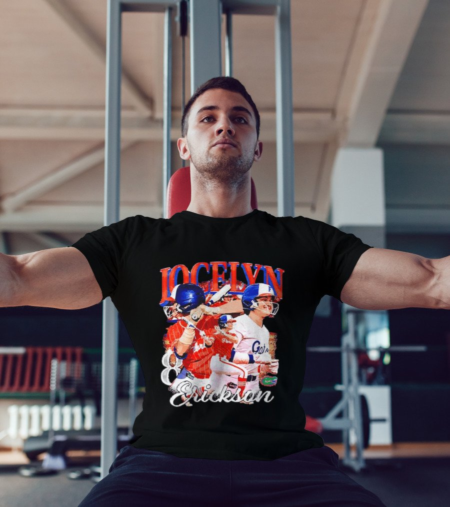 Jocelyn Erickson Florida Gators Softball Player Collage T-Shirt