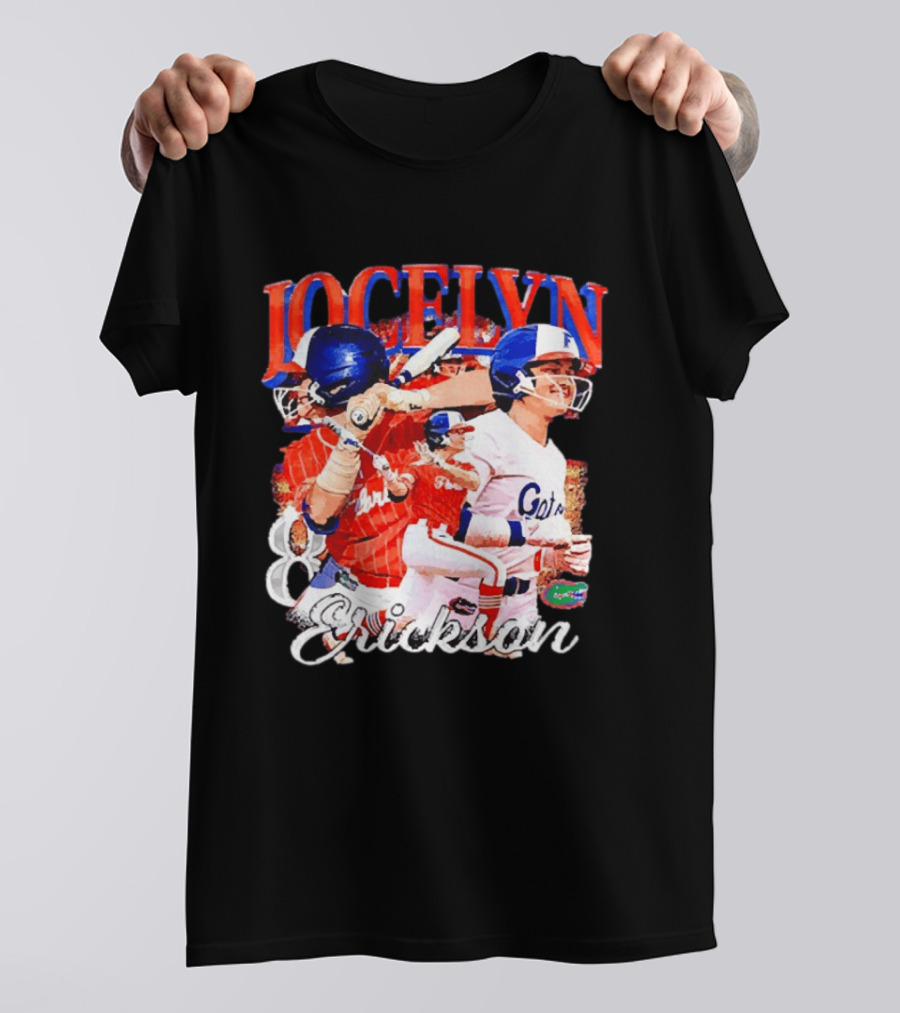 Jocelyn Erickson Florida Gators Softball Player Collage T-Shirt