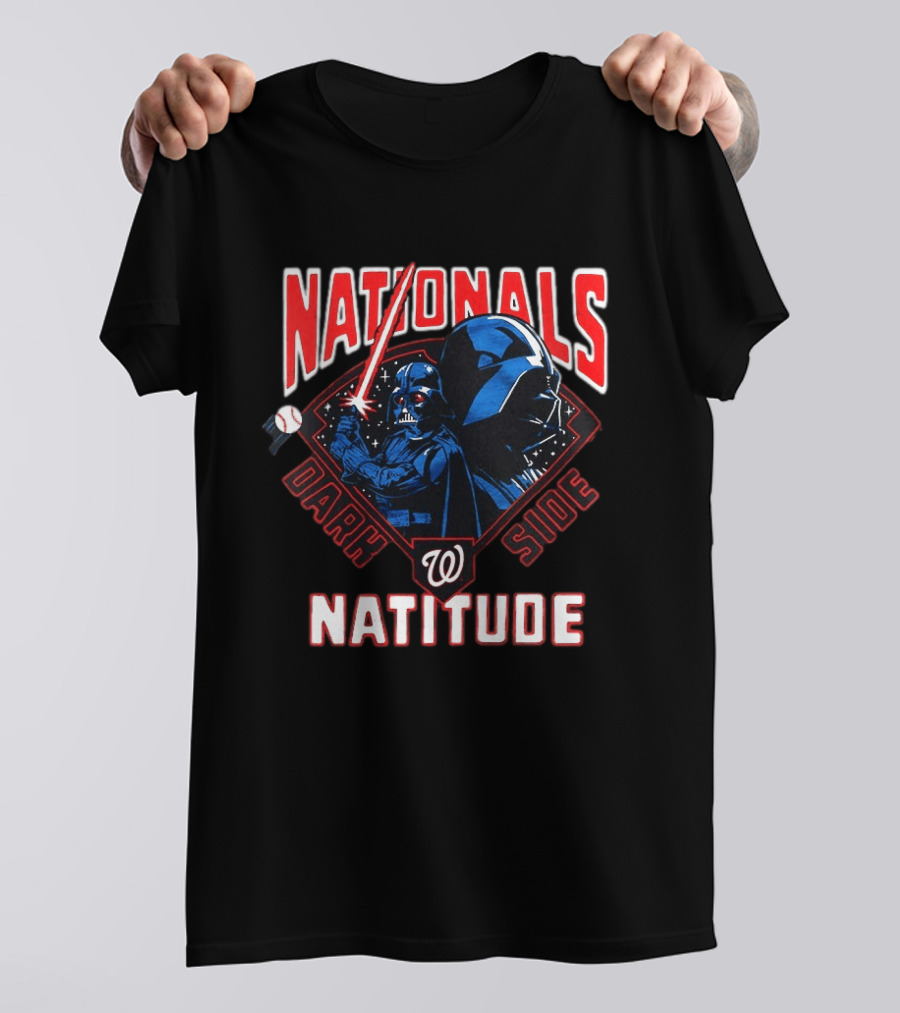 Nationals Natitude Dark Side Darth Vader Star Wars T-Shirt