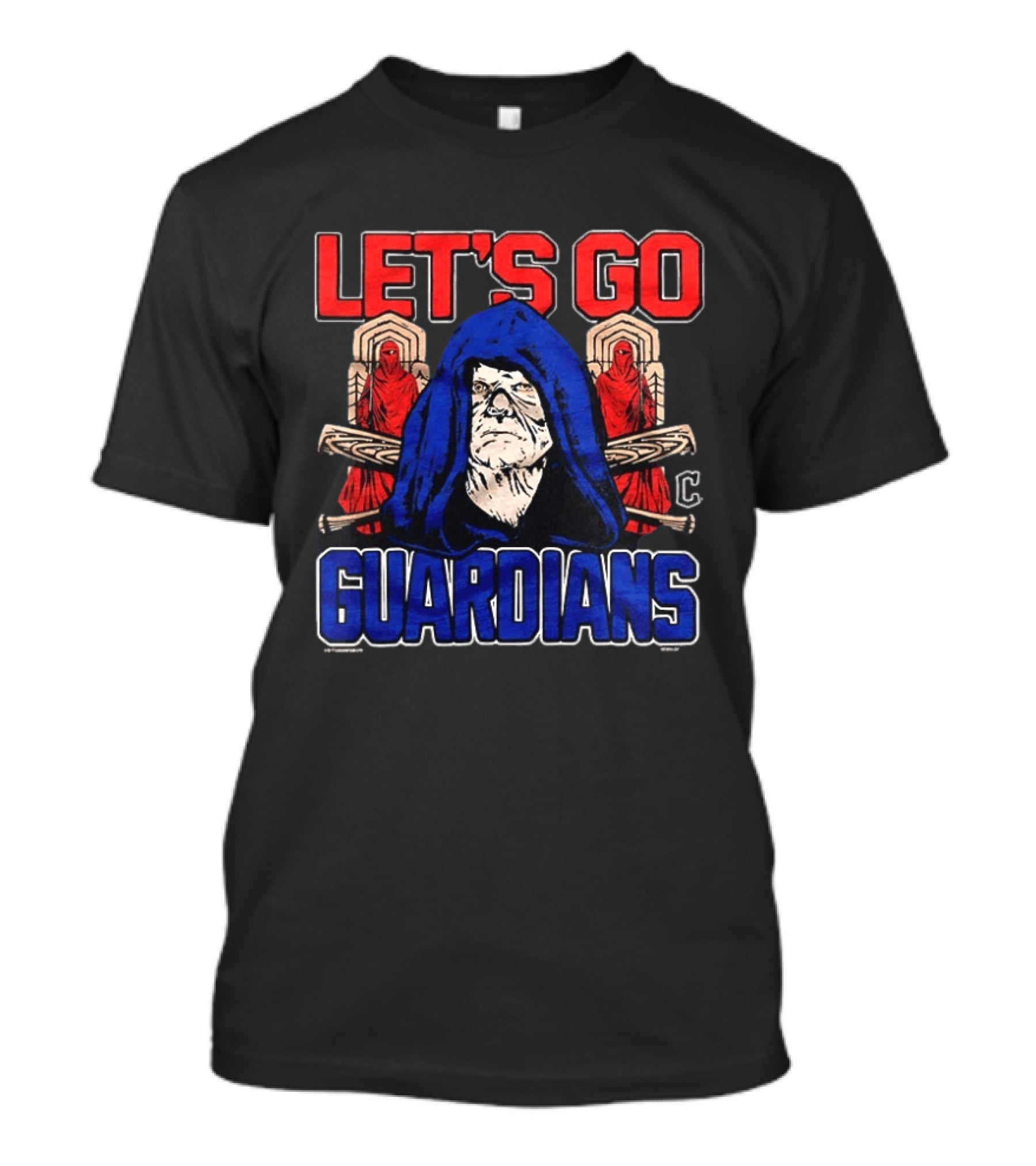 Let's Go Guardians Cleveland Baseball Sheev Palpatine Star Wars T-Shirt