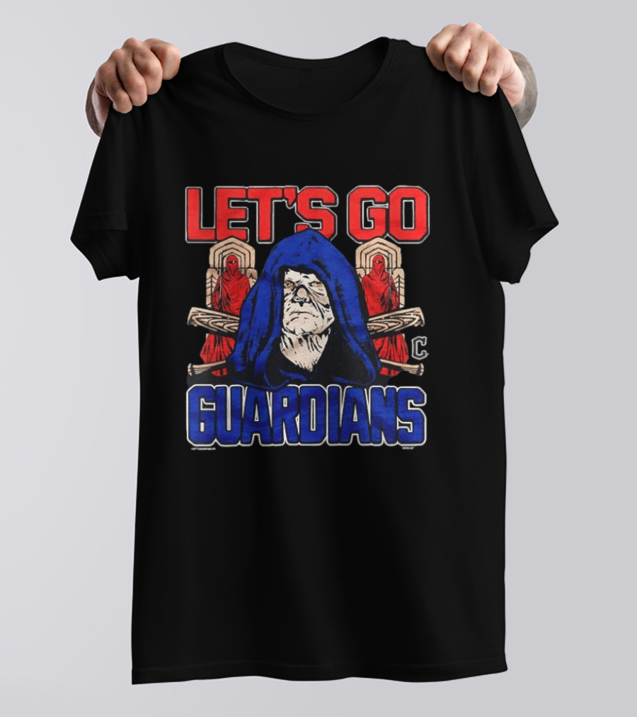 Let's Go Guardians Cleveland Baseball Sheev Palpatine Star Wars T-Shirt