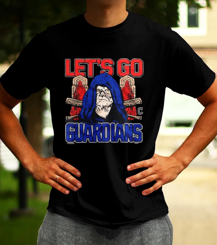 Let's Go Guardians Cleveland Baseball Sheev Palpatine Star Wars T-Shirt