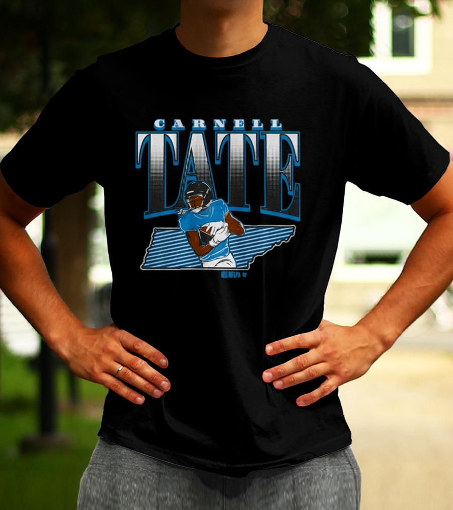 Carnell Tate Tennessee Titans 2026 Draft Player T-Shirt