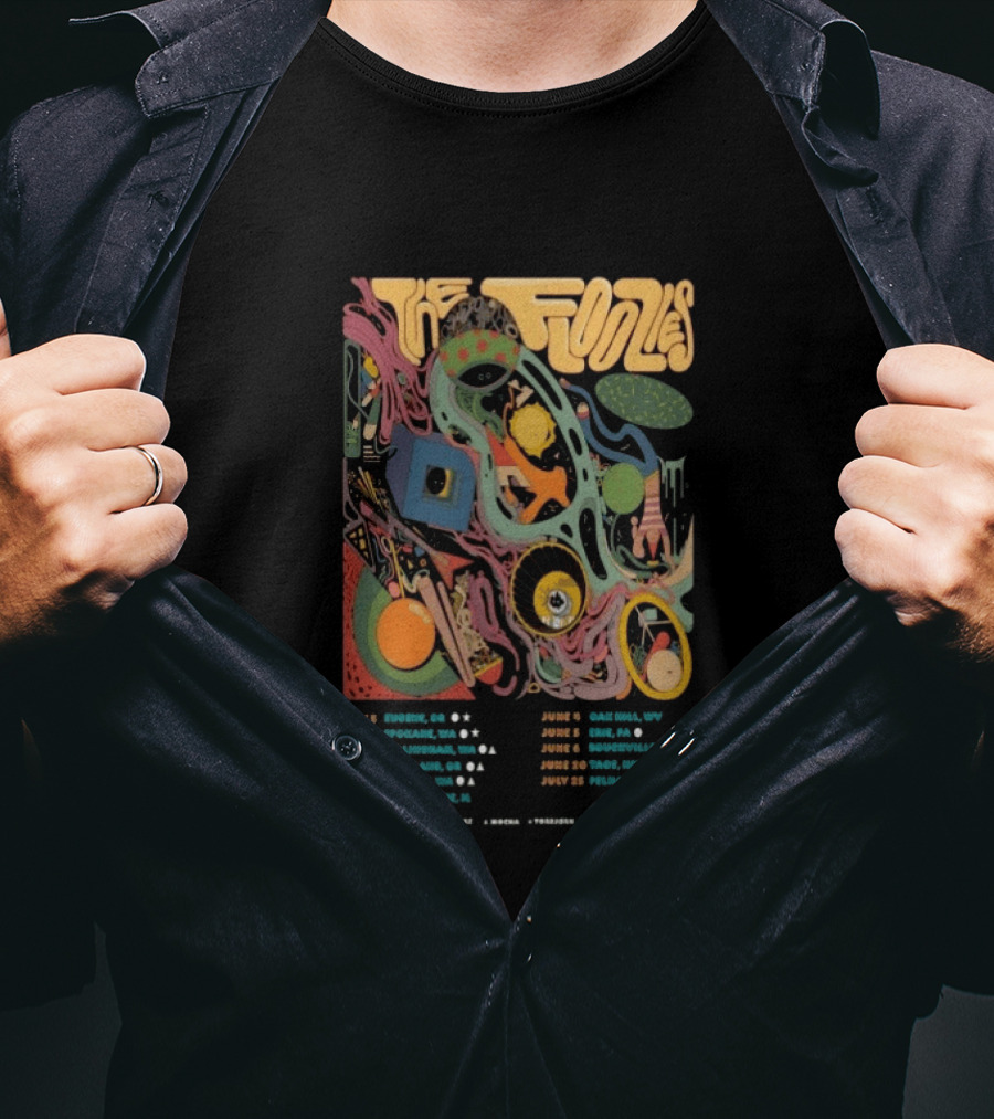 The Floozies Summer 2026 Tour Eugene Spokane Bend Portland Seattle Charlottesville Dates T-Shirt