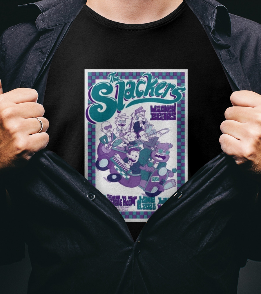 The Slackers Wocked Bears Concert June 6 2026 The State Room Salt Lake City T-Shirt