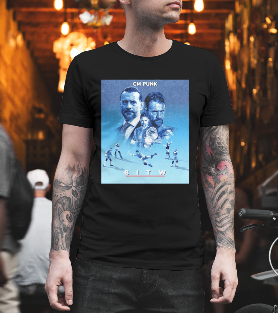 CM Punk BITW Wrestling Champion T-Shirt