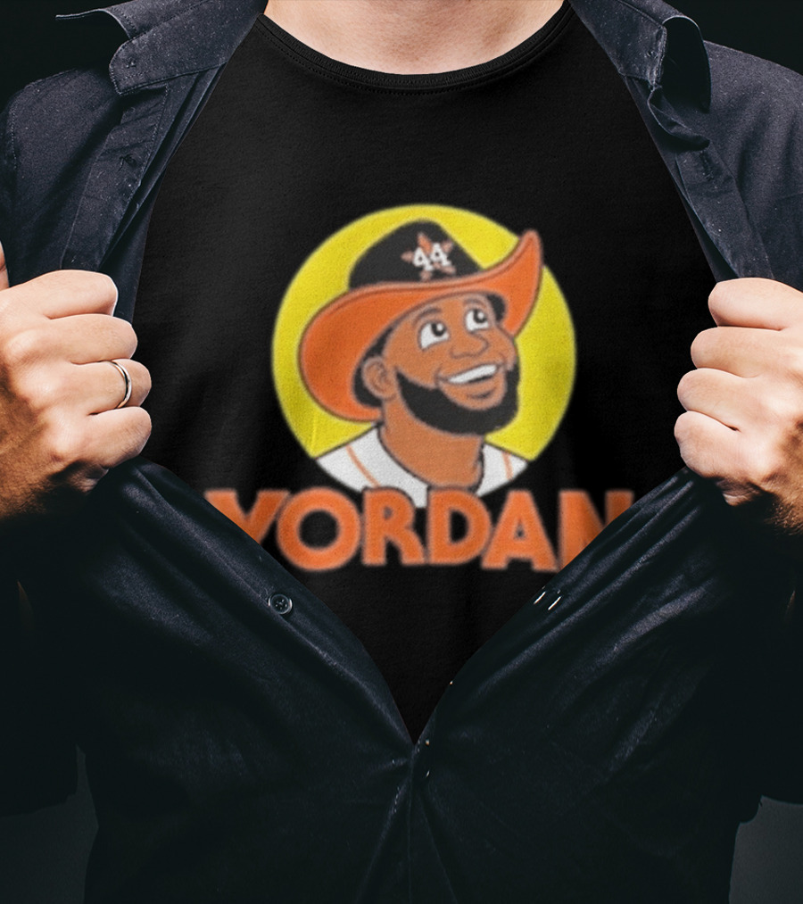 Yordan Alvarez 44 Cowboy Hat Baseball T-Shirt