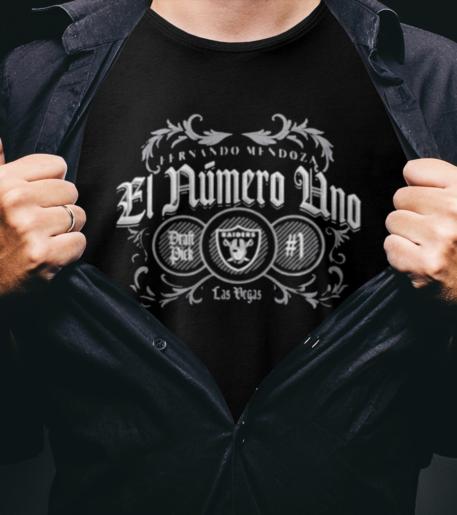 Fernando Mendoza El Número Uno Las Vegas 2026 T-Shirt