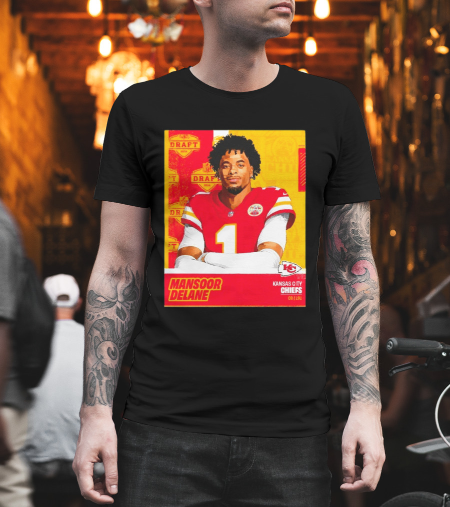 Mansoor Delane Kansas City Chiefs Draft 2026 NFL CB LSU T-Shirt