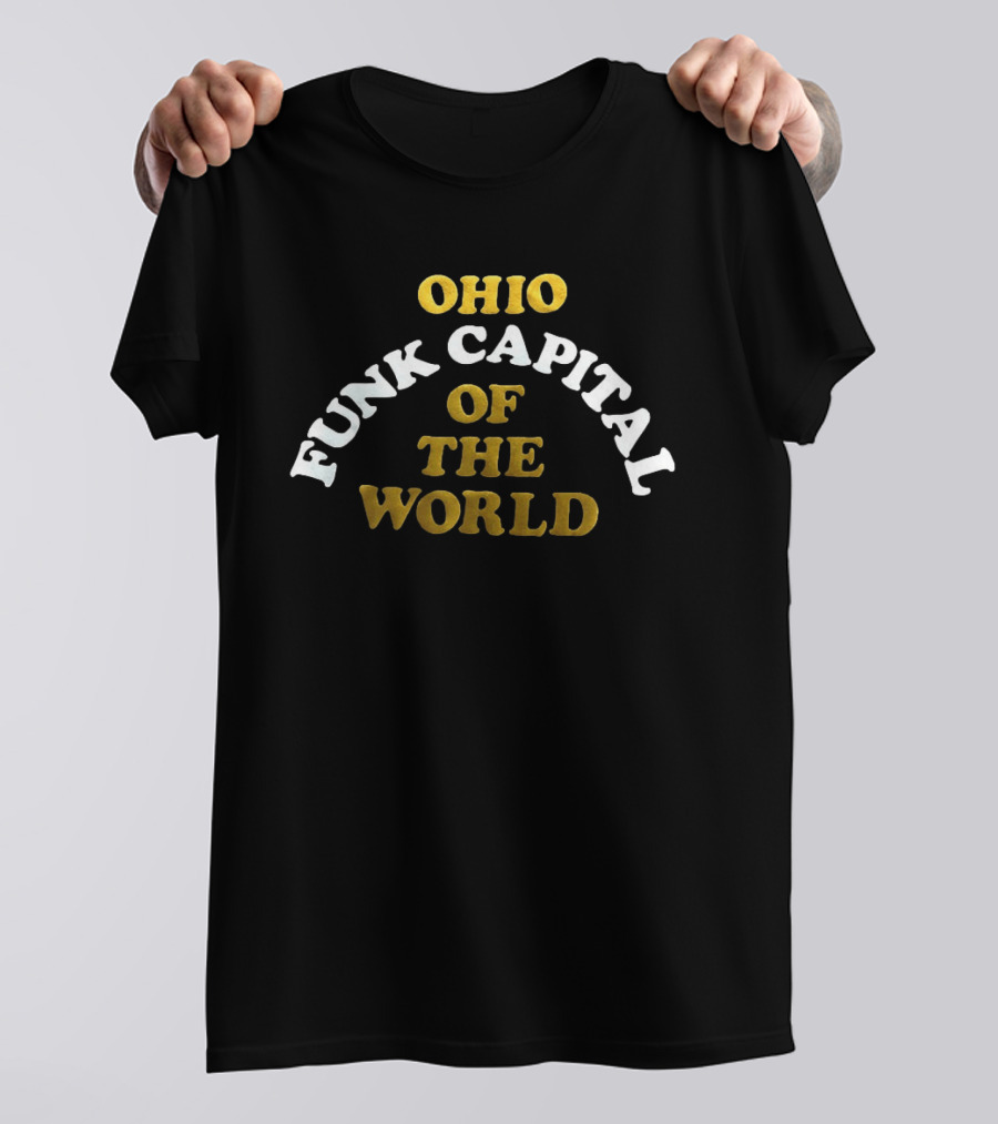 Ohio Funk Capital Of The World Vintage Style Retro Music T-Shirt