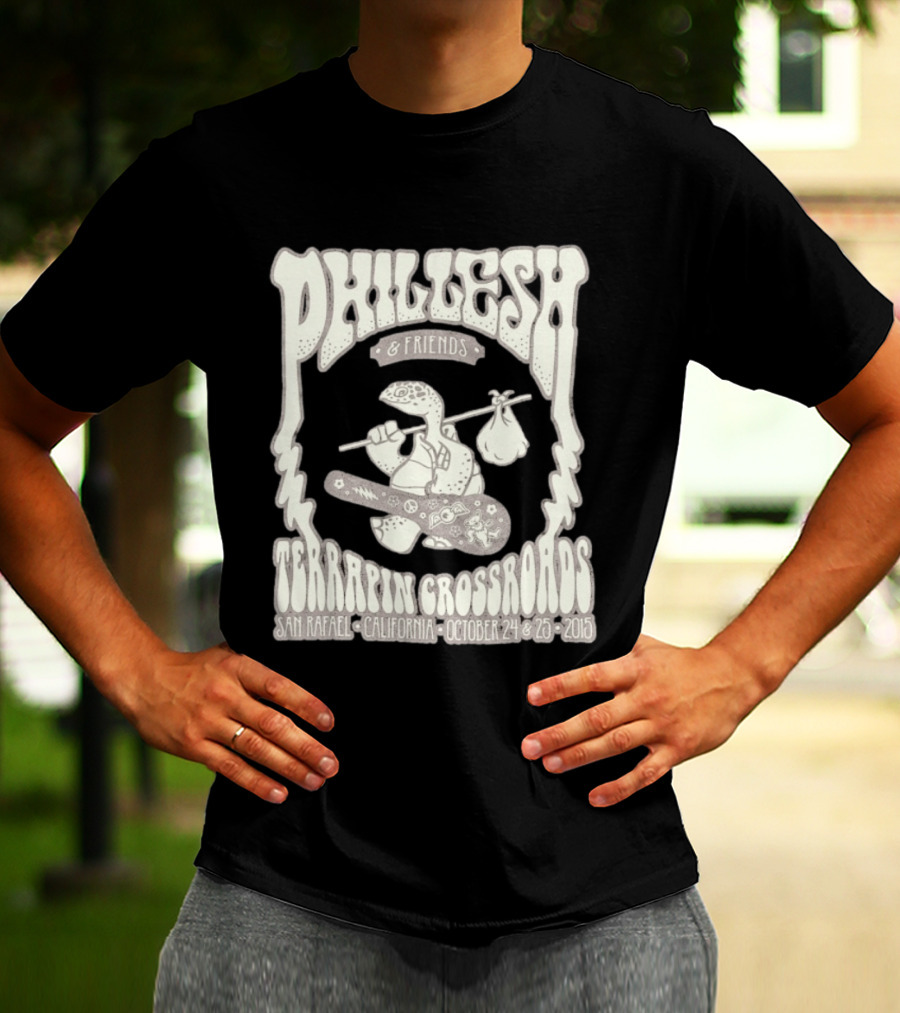 Phil Lesh And Friends Terrapin Crossroads San Rafael California October 24 25 2015 T-Shirt