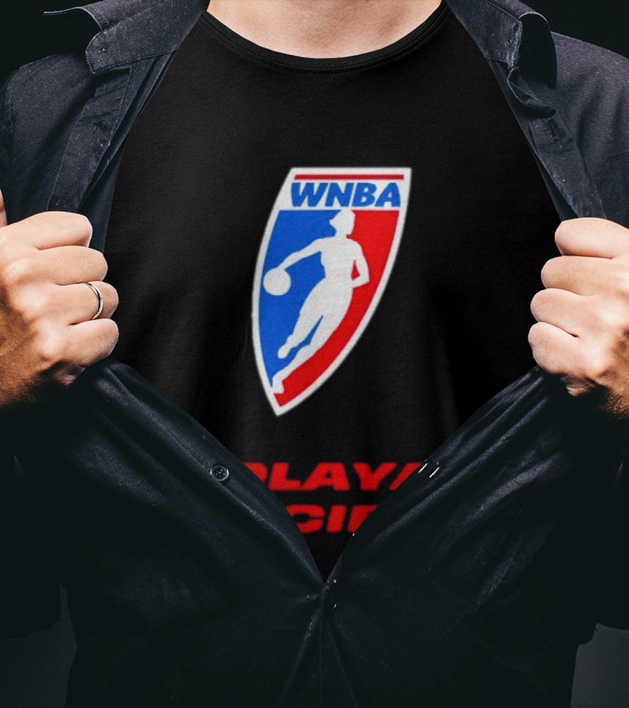 WNBA Playa Society Women's National Basketball Association T-Shirt