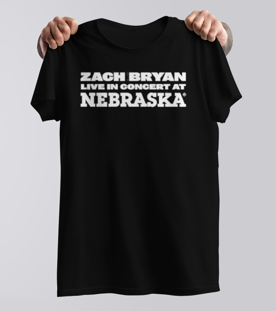 Zach Bryan Live In Concert At Nebraska 2026 T-Shirt