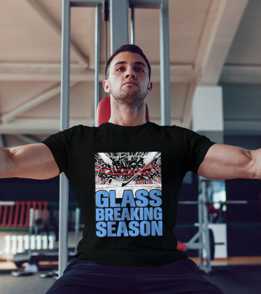 Colorado Avalanche Glass Breaking Season T-Shirt