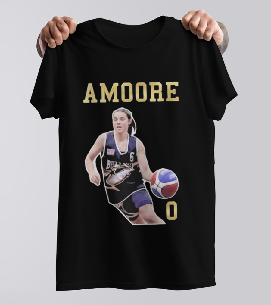 Amoore Bulls Basketball Player Jersey Number 0 T-Shirt