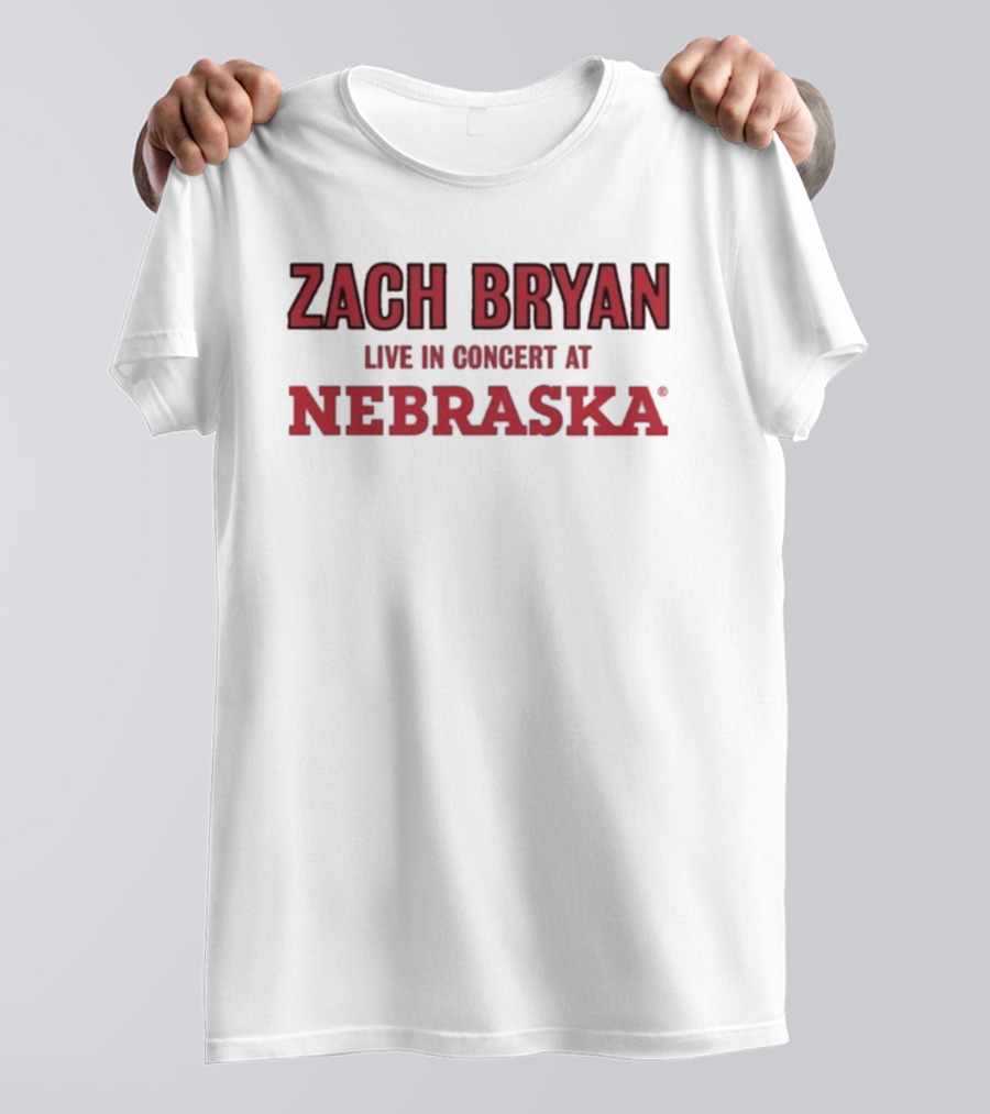 Zach Bryan Live In Concert At Nebraska Event 2026 Heaven On Tour T-Shirt