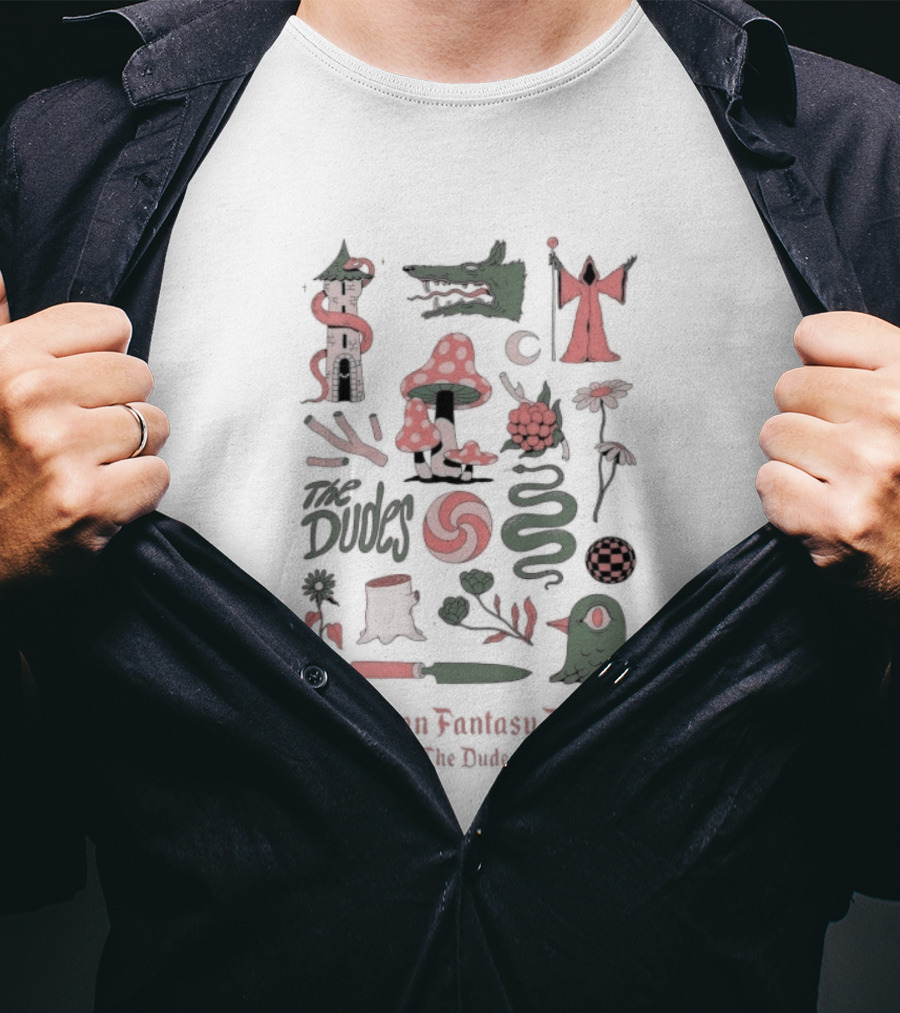 Astrofat Fantasy The Dudes European Imagery Collection T-Shirt